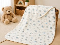 BabyBruin bélelt  pamut takaró mintás 80/90 cm 