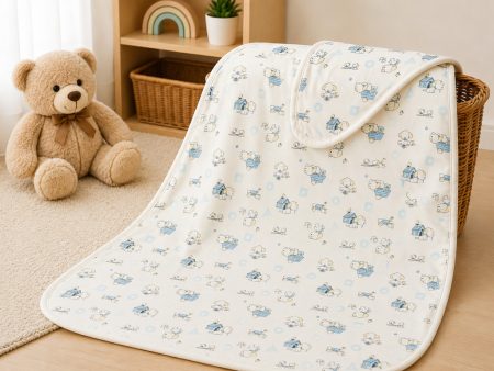 BabyBruin bélelt pamut takaró mintás 80/90 cm BabyBruin bélelt pamut takaró mintás 80/90 cm