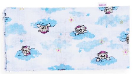 BB 1 db-os apró mintás cseh textil tetra pelenka Felhős maci