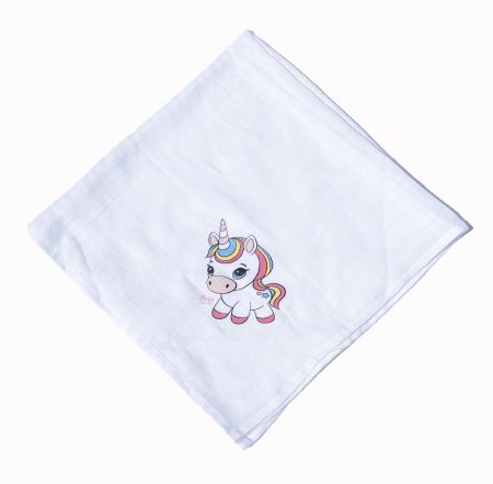 BB 2 db nagy mintás textil cseh tetra pelenka unikornis