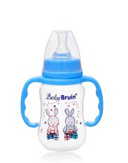 Babybruin 125 ml PP c.üveg fogóval karcsúsított kék