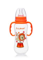 Babybruin 240 ml PP c.üveg fogóval karcsúsított narancs