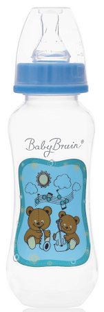 Babybruin 240 ml PP c.üveg karcsúsított kék