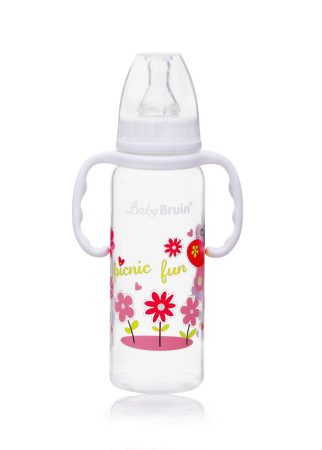 BB 240 ml PP fogantyús cumisüveg fehér
