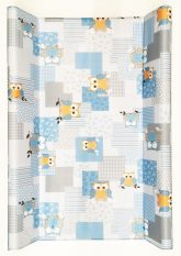 Merev pelenkázó lap 70x50 cm narancs  bagóly