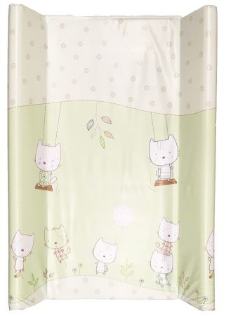 80cm Merev pelenkázó lap zöld cica