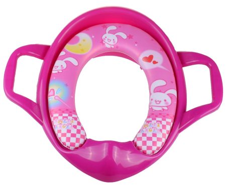 BABYBRUIN párnás WC szűkítő rózsa 